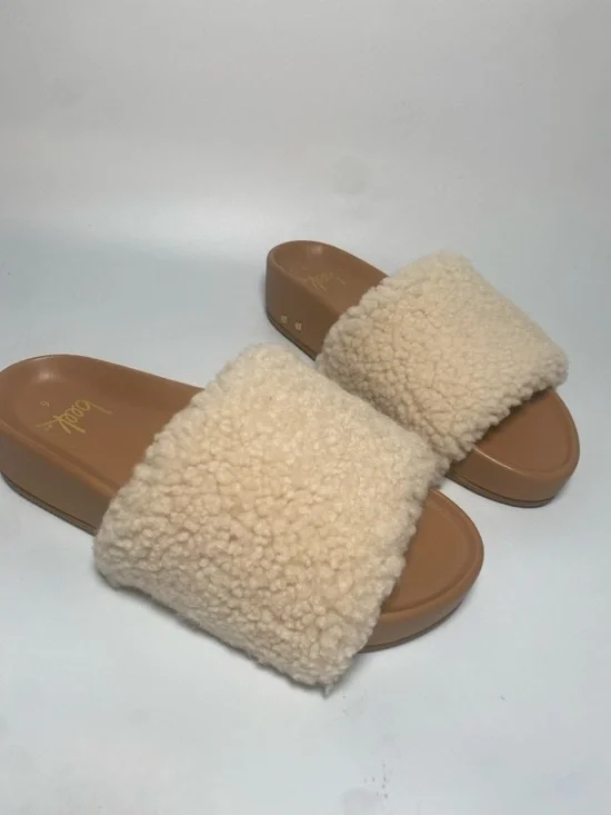 beek x anthropolgie Pelican Shearling Sandals - Picture 5 of 12